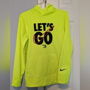 Nike 3 Brand Bright Yellow Graphic Hoodie